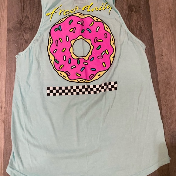 Mens tank top donut rave - Picture 2 of 2
